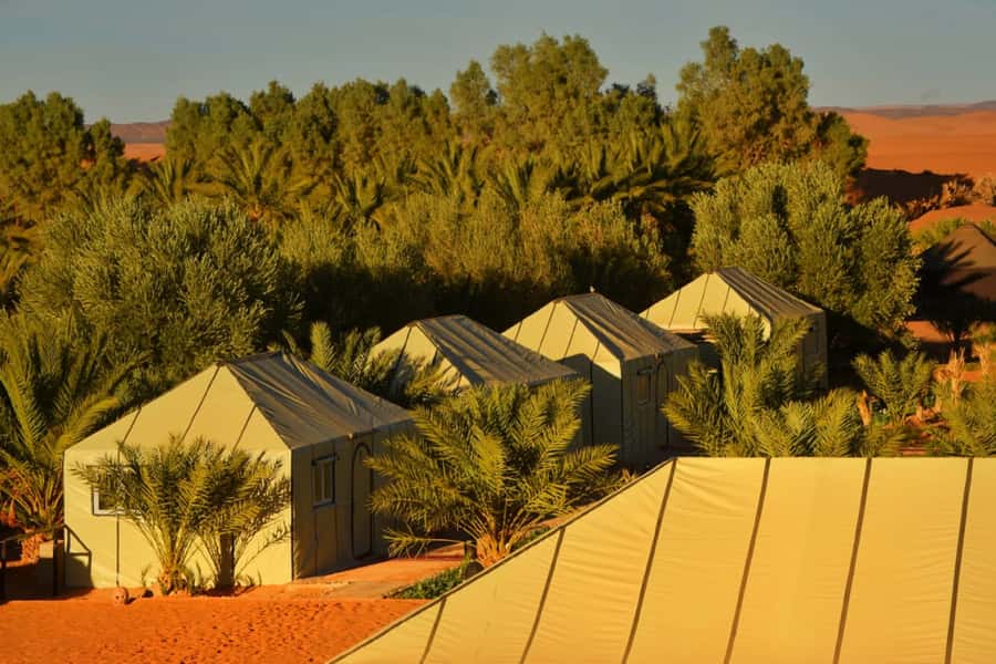 Overnight in Luxury Tent in Desert Camp Erg Chebbi Merzouga - The camel ride may not be a long desert trek