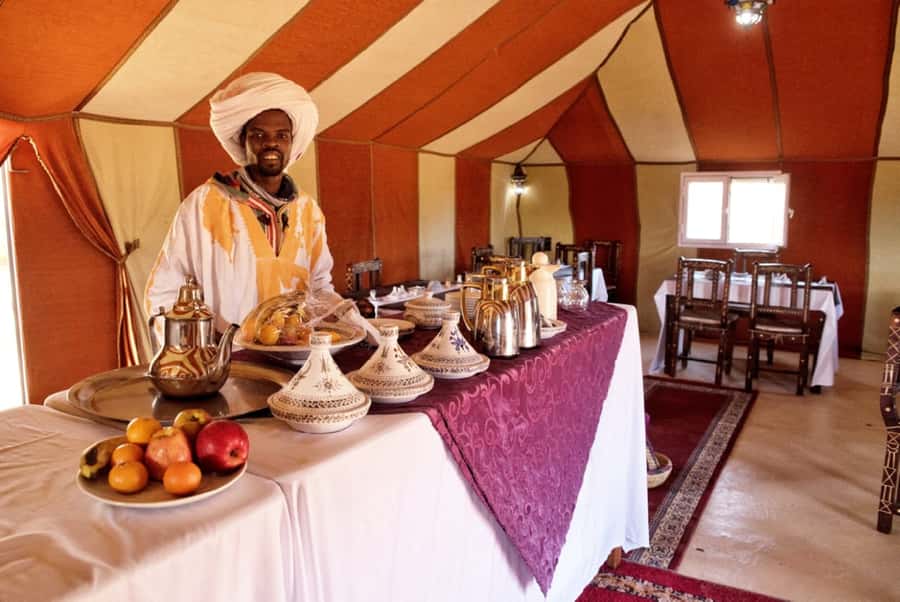 Overnight in Luxury Tent in Desert Camp Erg Chebbi Merzouga - What $117 buys you at Erg Chebbi