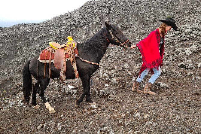 Pacaya Volcano Luxury Sunset Horseback Riding Tour/ Dinner Cooked by-Lava Chef - Riding toward Pacaya from Antigua