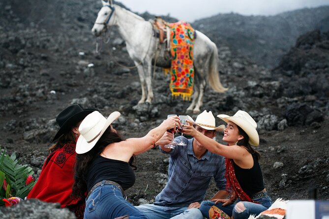 Pacaya Volcano Luxury Sunset Horseback Riding Tour/ Dinner Cooked by-Lava Chef - The route across volcanic ground
