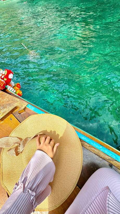 phi phi island : Luxury Private Wooden Boat Rental - What the boat includes on the water