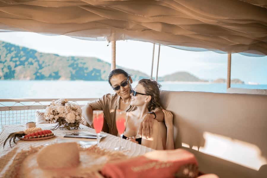 Phuket: Coral & Racha Sunset Luxury Catamaran Party Cruise - The late-afternoon DJ and foam party