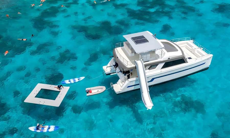 Phuket: Indigo Luxury Yacht to Phi Phi, Maya & Maithon - The pier, check-in, and the first boat ride