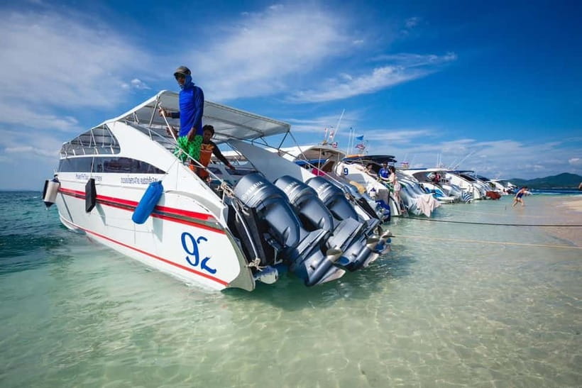 Phuket: KHAI ISLANDS TOUR with LUXURY SPEEDBOAT - From your hotel to P.H. Marine