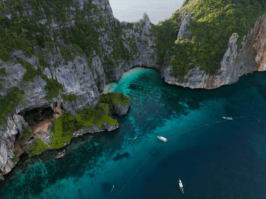Phuket: Phi Phi Island & Maya Bay Luxury Yacht Day Tour - Maya Beach and the famous film setting