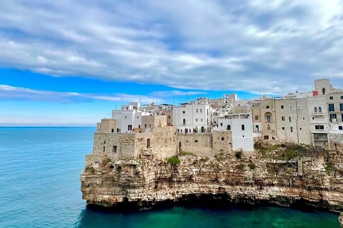 Polignano a Mare luxury boat tour, aperitif, diving and snorkeling - The swimming and snorkeling stop