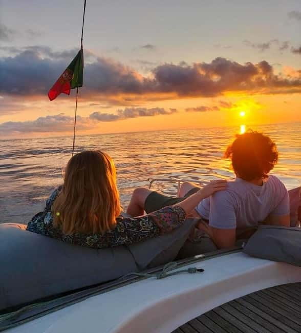 Ponta Delgada: Luxury Private Sunset Tour with Snacks&Drinks - Leaving Portas do Mar as Ponta Delgada turns golden