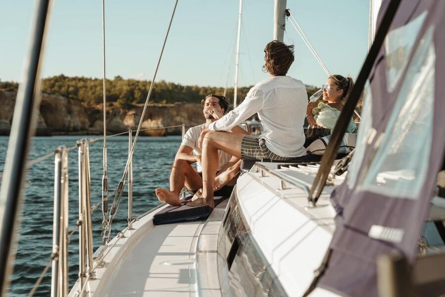 Portimao: Luxury Sail-Yacht Cruise with Sunset Option - The sunset option and the changing light