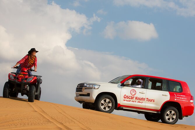 Premium Dubai Red Dunes with quadbike, camel ride and VIP Dinner - Key points at a glance