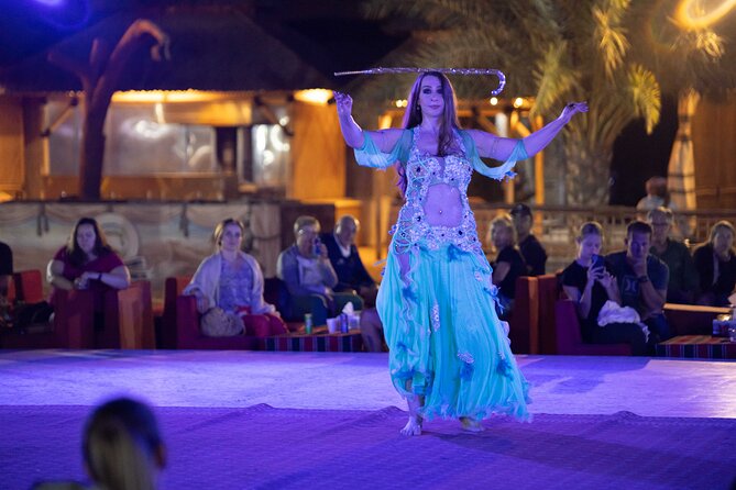 Premium Red Dunes Bashing with Quad Bike, Camel, Falcon &VIP Camp - The VIP camp combines dinner, henna, and stage shows