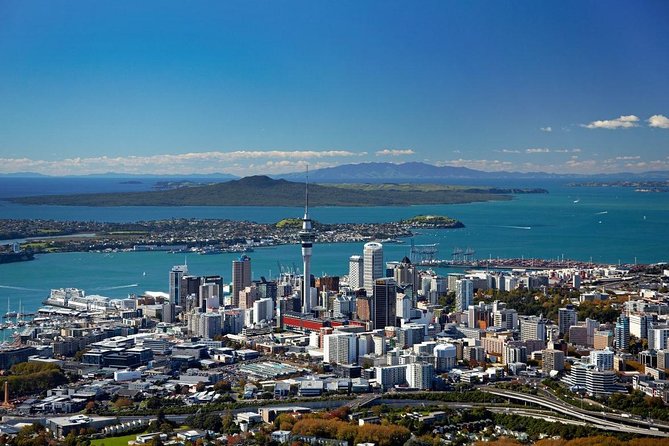 Private Auckland City Tour For Small Group in a luxury vehicle. - Mount Eden starts the day with a volcanic view