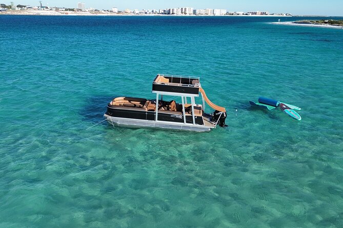 Private Crab Island Luxury Slide Pontoon Charter - Key points to know before you book