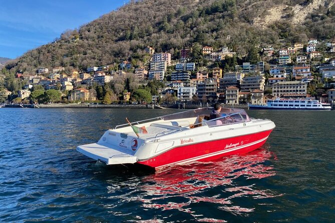 Private Cruise on Lake Como with Luxury Motorboat from 1H to 4H - From Versace’s villa to Moltrasio and Carate Urio