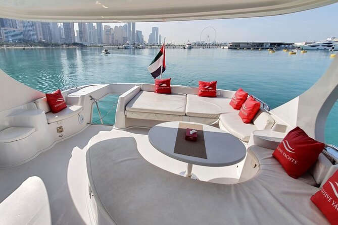 Private Dubai 2 Hours Luxury Yacht Charter with BBQ Option - Leaving Dubai Marina for Bluewaters Island