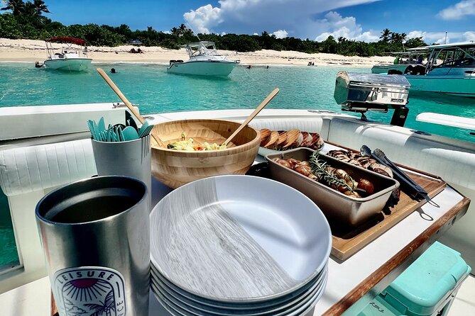 Private Luxury 36' Yacht from Fajardo to Icacos or Palomino - Snorkeling, swimming, and the beach-day balance