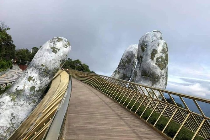 Private luxury Ba Na Hills & Hoi An Walking Tour, Night Market - The Golden Hands Bridge and French Village