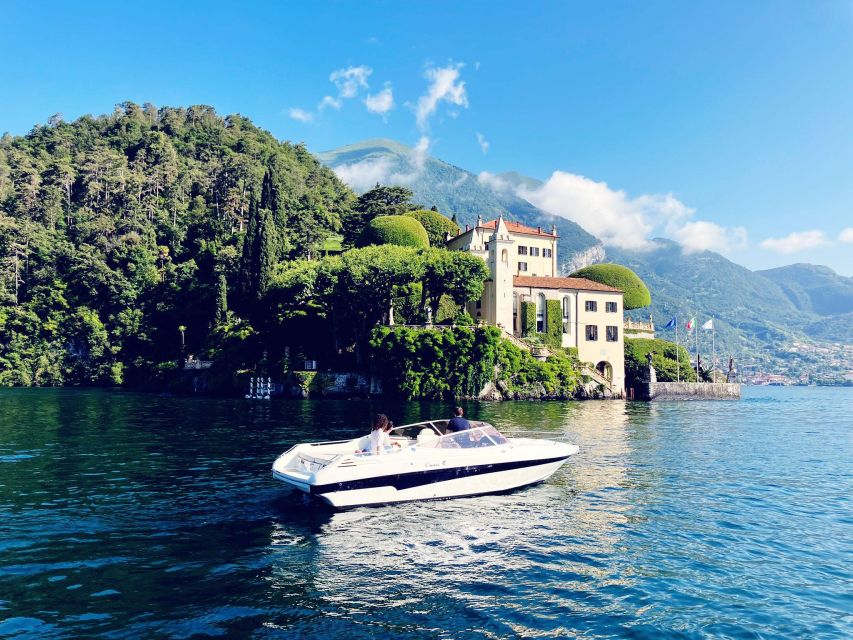 Private Luxury Boat Tour of Lake Como with Stops & Drinks - Lenno and the film-famous Villa del Balbianello