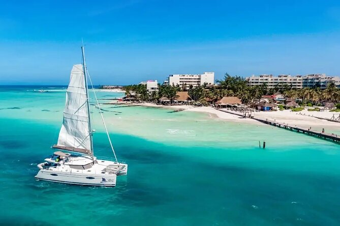 Private Luxury Catamaran Cancun to Isla Mujeres | For up to 30 pp - What the $3,485 group price really means