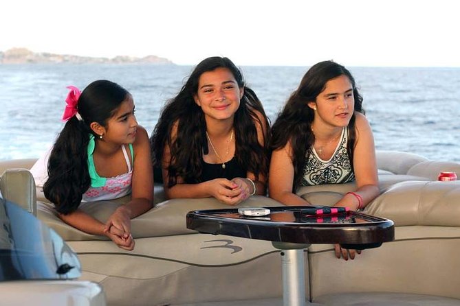 Private Luxury Pontoon Boat, Snorkel, Arch, Sunset & byond - Cabo’s Arch from a private tritoon