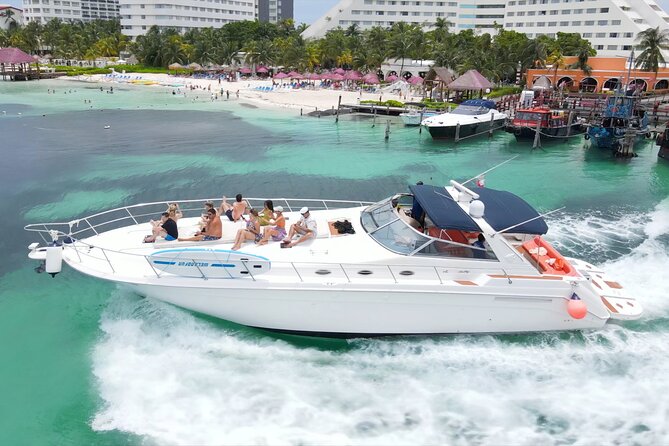 Private Luxury Yacht 55FT Rental in Cancun - A private yacht day, not a standard Cancun boat trip