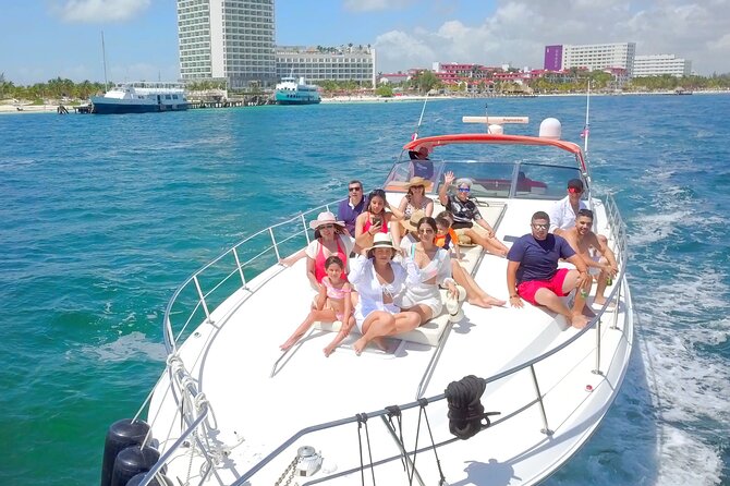 Private Luxury Yacht 55FT Rental in Cancun - Price and value for different group sizes