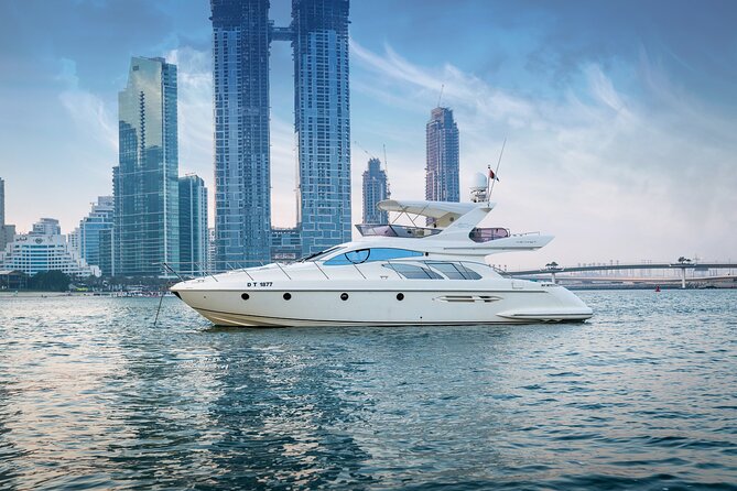 Private Luxury Yacht Cruise for up to 20 people - Dubai Marina, towers, and the canal opening
