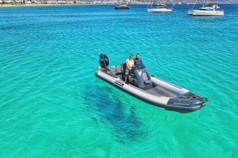 Private VIP boat tour in cyclades - Despotiko for caves, beaches, and ancient stones