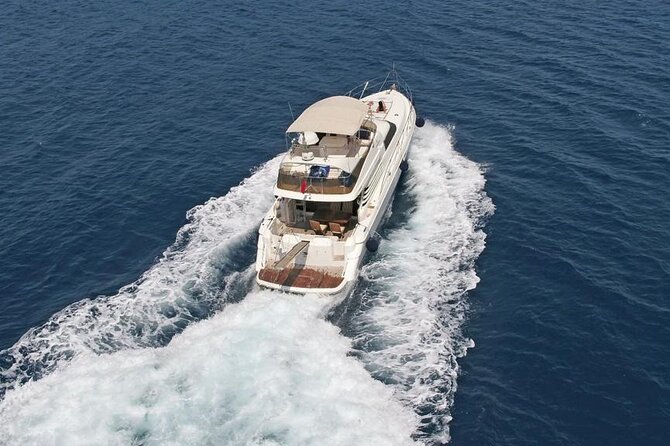 Private VIP Motoryacht Charter in Bodrum For 6 Hours With Lunch - Aquarium Bay and the first swim