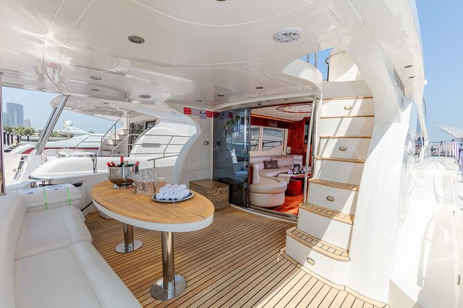 Private Yacht Dubai: Rent 61 ft Luxury Yacht up to 30 people - Dubai Marina and JBR From the Water