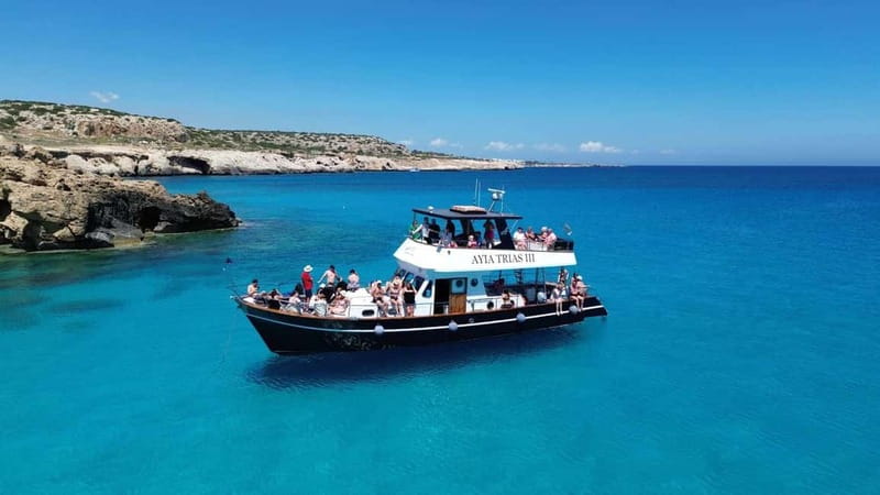 Protaras: Luxury Blue Lagoon Cruise / 3H, 2 Swim Stops - Key points to know before you board