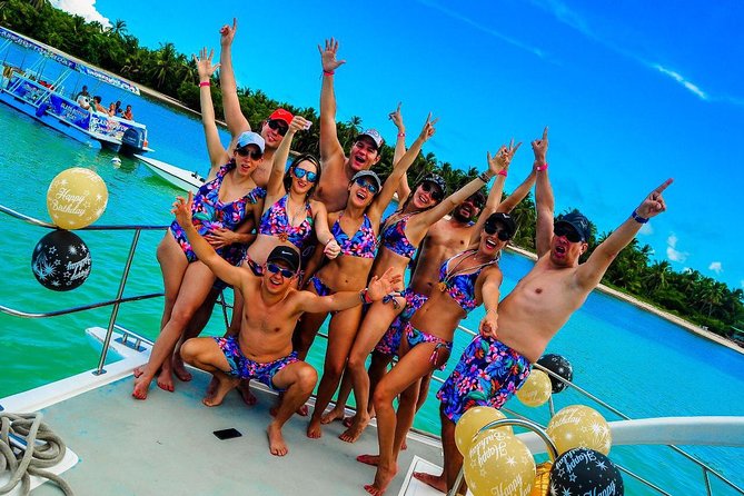 Punta Cana VIP Party Cruise with Snorkeling & Double Slide - From resort pickup to the Bávaro dock