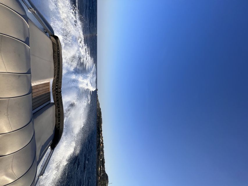 Rhodes: Luxury RIB All-Inclusive Swimming Cruise to 3 Bays - Ladiko Bay: swimming, underwater rock, and snacks