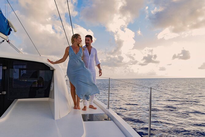 Riviera Maya Luxury Sunset Sailing plus Light Dinner and Open Bar - Music, romance, and the real mood onboard