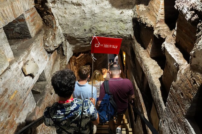 Rome Catacombs & Capuchin Crypts VIP Group Tour with Transfers - The Appian Way and Aurelian Walls from the vehicle