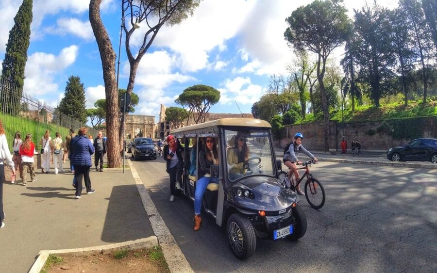 Rome’s Top Highlights Tour Luxury Golf Cart (Private option) - Circus Maximus and the road through ancient Rome