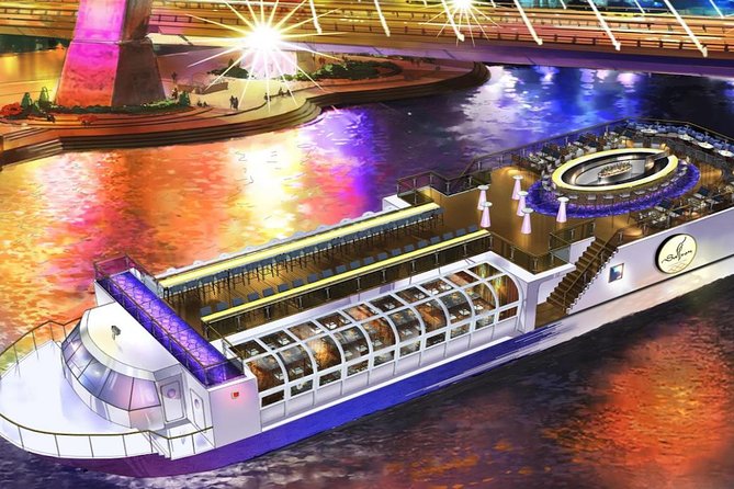 Saffron Luxury Dinner Cruise: A Journey on the River of Kings - The first sights: ICONSIAM, Guan Yu Shrine, and Santa Cruz Church