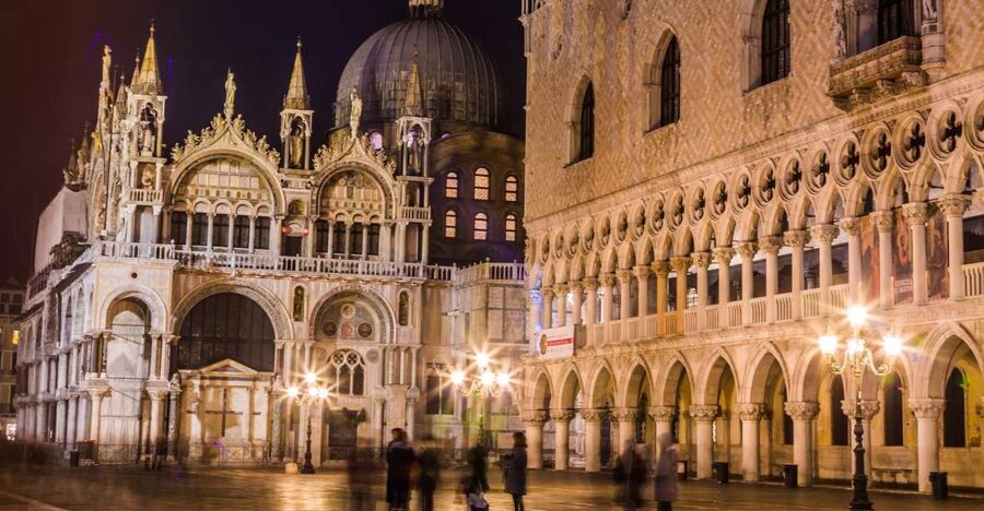 Saint Mark's and Doge's Palace: VIP After Hours Tour - Starting under the winged lion in St. Mark’s Square