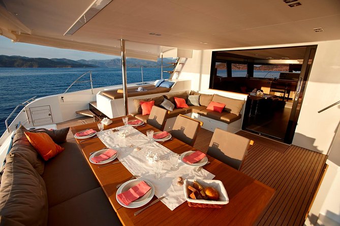 Santorini Luxury Catamaran Day Cruise with BBQ,drinks,transfer - The parts that deserve a little caution