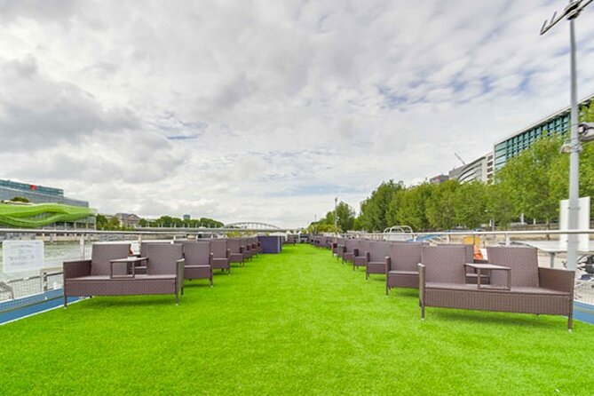 Seine River Dinner Cruise with Live Singer by VIP Yacht de Paris - Paris from the river, with dinner below deck
