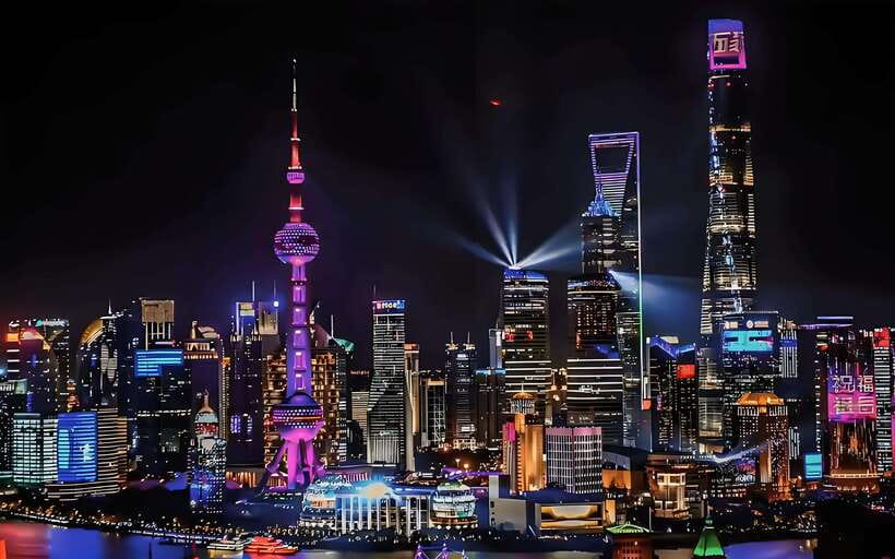 Shanghai Night River Cruise VIP Seat with Authentic Dinner - Shanghai after dark begins at your hotel