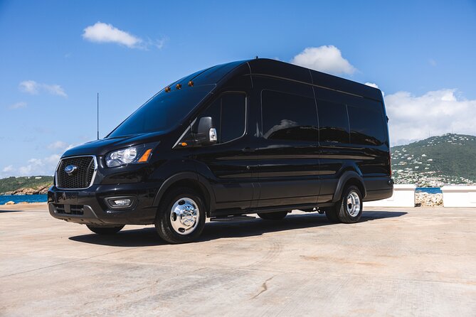 Shared VIP Shuttle from Westin Frenchman's Reef to STT Airport - What the 20 to 45 minute ride is really like