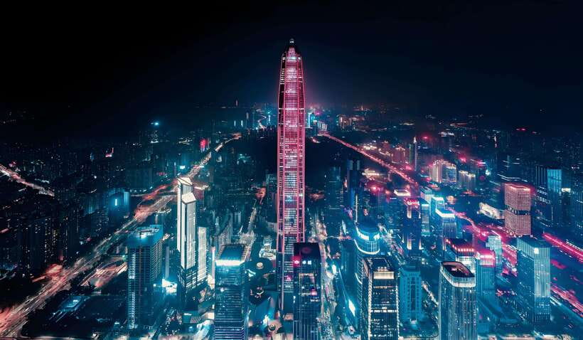 ShenZhen: Tallest Building with Luxury Meal on Highest Floor - Arriving at No. 5033 Yitian Road