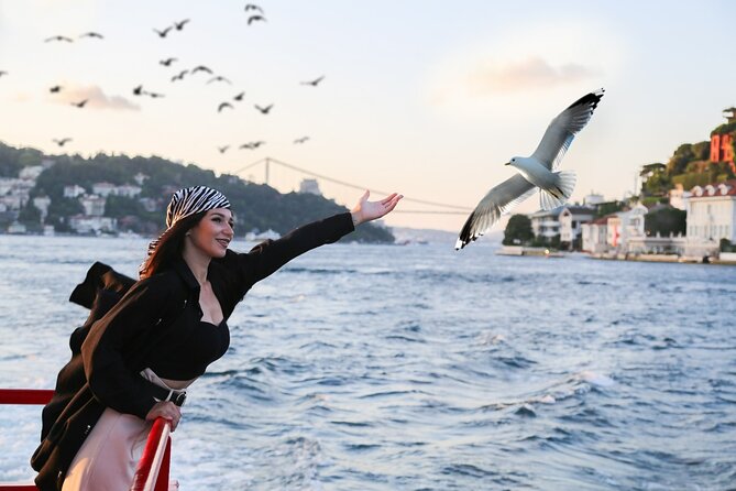 Short Bosphorus Cruise Tour With Hotel Pickup And Audio Guide - Tea, coffee, seating, and the onboard facilities