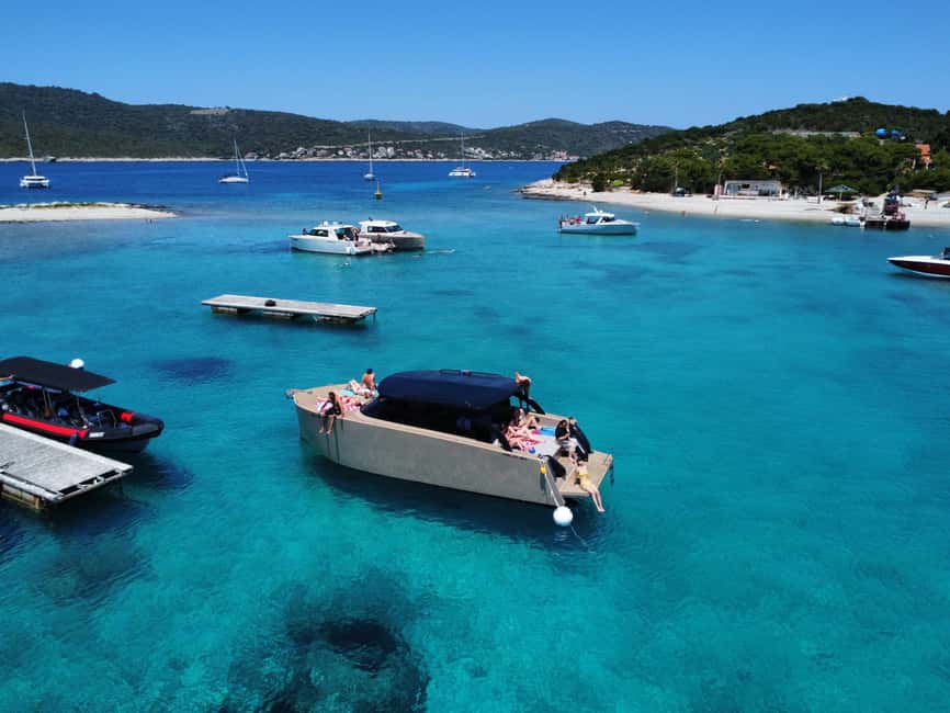 Split: Full-Day 4 Islands Tour by Luxury Boat - Hvar City: cobbled lanes and a fortress view
