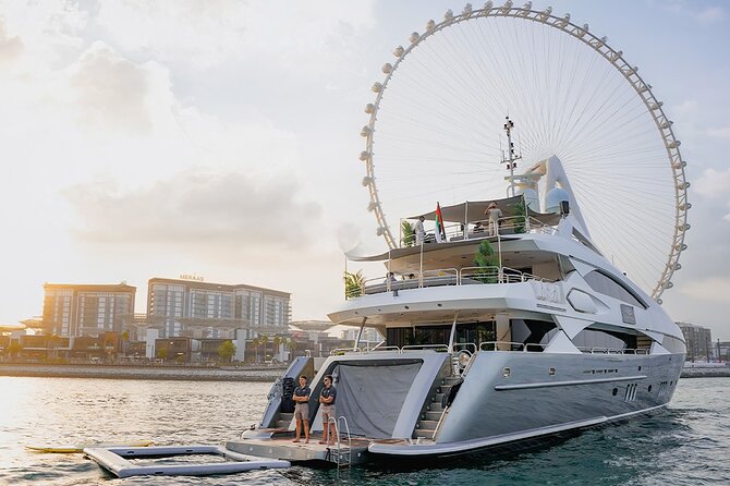 Sunseeker Superyacht: VIP Dining, Premium Drinks & Music - Boarding Encore at Dubai Harbour