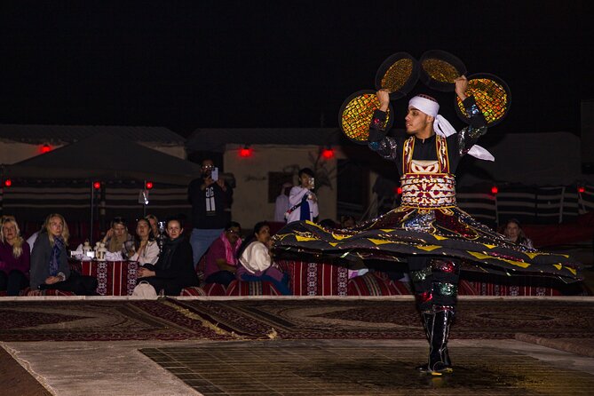 Sunset Camel Trekking with Falcon Show & VIP BBQ Dinner - Arabic coffee, dates, and the sunset pause