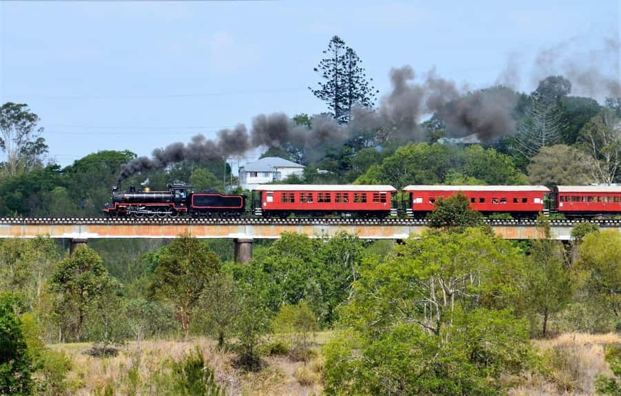 Sunshine Coast: VIP Booth Shared Mary Valley Rattler - Begin at restored Gympie Station