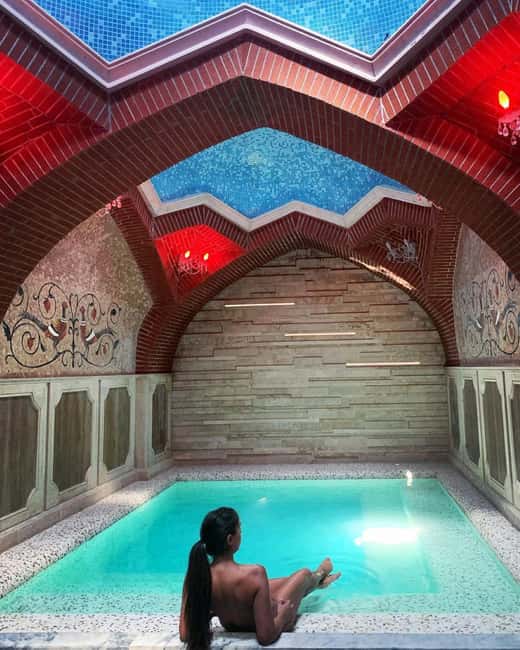 Tbilisi: Luxury Sulfur Bath Ritual with Pickup & Wine - Entering the private bath suite