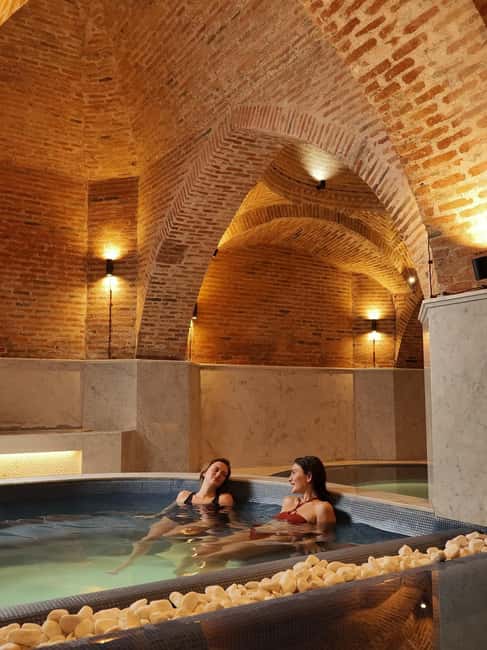 Tbilisi: Luxury Sulfur Bath Ritual with Pickup & Wine - Pickup, the meeting point, and the first few minutes