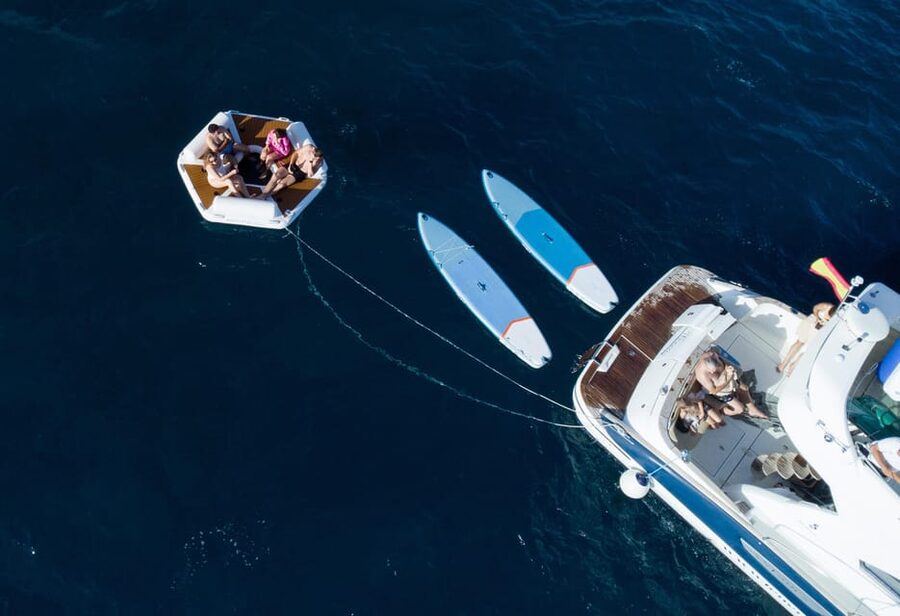 Tenerife: 2, 3 & 4 Hour Private Luxury Motorboat Charter - La Caleta: the hour for swimming and snorkeling